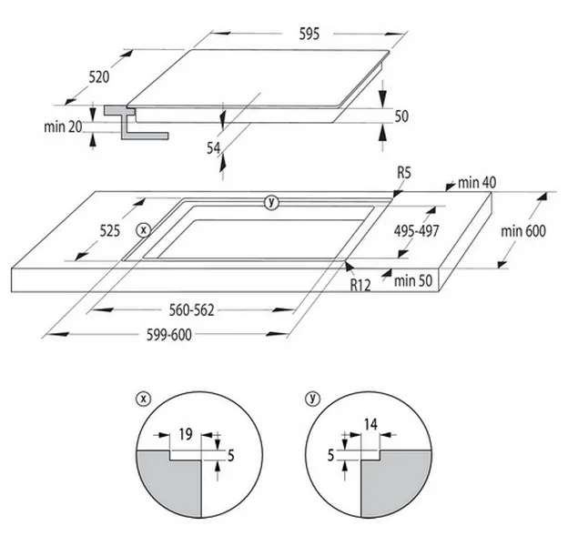 Индукционная варочная панель Gorenje IT 643 BSC, Чёрный