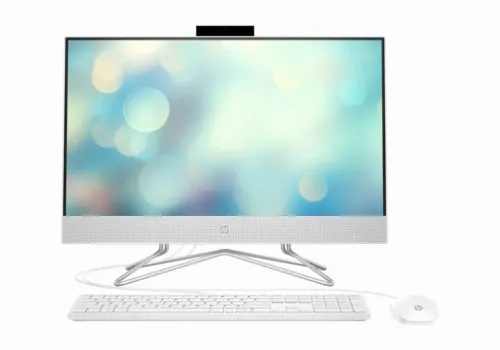 Computer All-in-One HP 24-df1058ur, 23,8", Intel Core i5-1135G7, 8GB/512GB, FreeDOS, Alb