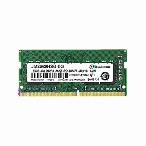 .8GB DDR4-  2666MHz  SODIMM  Transcend PC21300, CL19, 260pin DIMM 1.2V 