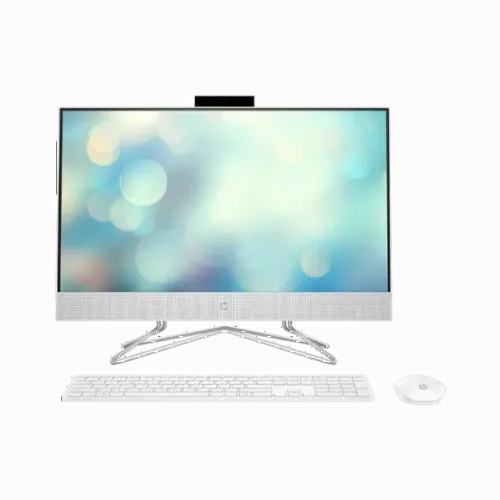 Computer All-in-One HP 24-df1058ur, 23,8", Intel Core i5-1135G7, 8GB/512GB, FreeDOS, Alb