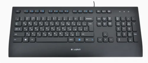 Tastatură Logitech K280e, Cu fir, Negru