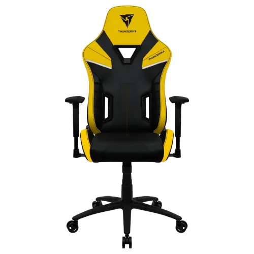 Игровое кресло ThunderX3 TC5, Искусственная кожа, Чёрный/Жёлтый