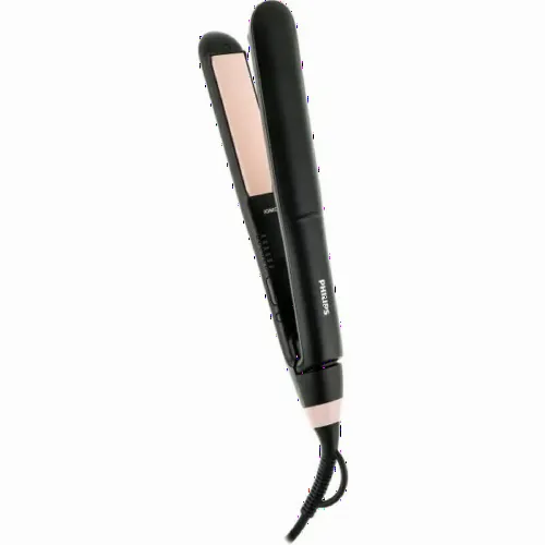 Placă de îndreptat părul PHILIPS StraightCare Essential BHS378/00, Negru