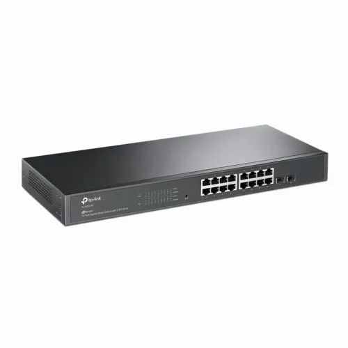 Switch de rețea TP-LINK TL-SG2218, 16x 10/100/1000 Mbps, 2x SFP