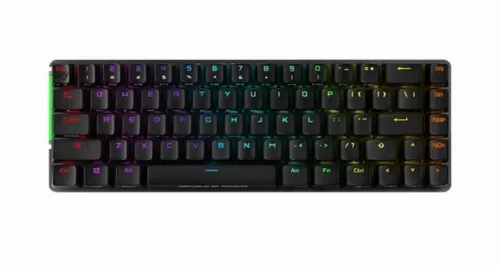Wireless Gaming Keyboard Asus ROG Falchion, Mechanical, Compact 65% layout, 68 keys, ROG PBT, 2.4Ghz