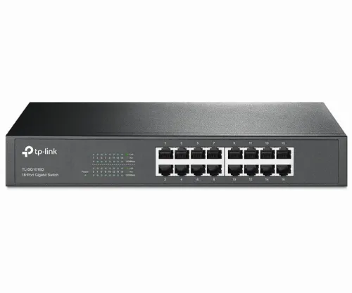 Switch de rețea TP-LINK TL-SG1016D, 16x 10/100/1000 Mbps