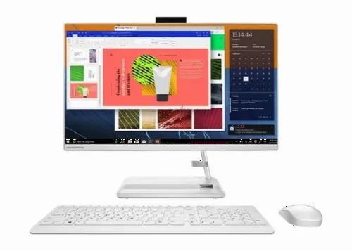 Моноблок Lenovo IdeaCentre 3 24ALC6, 23,8", AMD Ryzen 3 5300U, 8Гб/256Гб, Windows 11 Pro, Белый