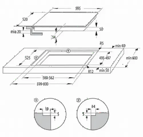 Индукционная варочная панель Gorenje IT 643 BSC, Чёрный