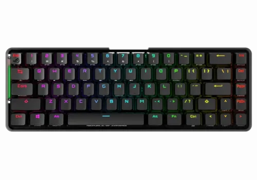 Wireless Gaming Keyboard Asus ROG Falchion, Mechanical, Compact 65% layout, 68 keys, ROG PBT, 2.4Ghz