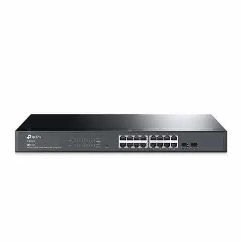 Switch de rețea TP-LINK TL-SG2218, 16x 10/100/1000 Mbps, 2x SFP