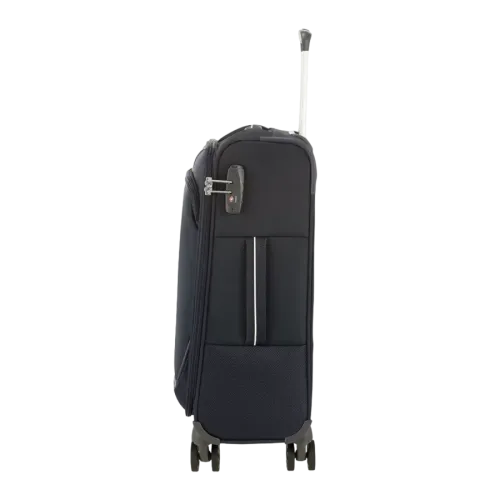 Valiza Samsonite POPSODA cu 4 roti 55/20 lungime 40CM albastru inchis