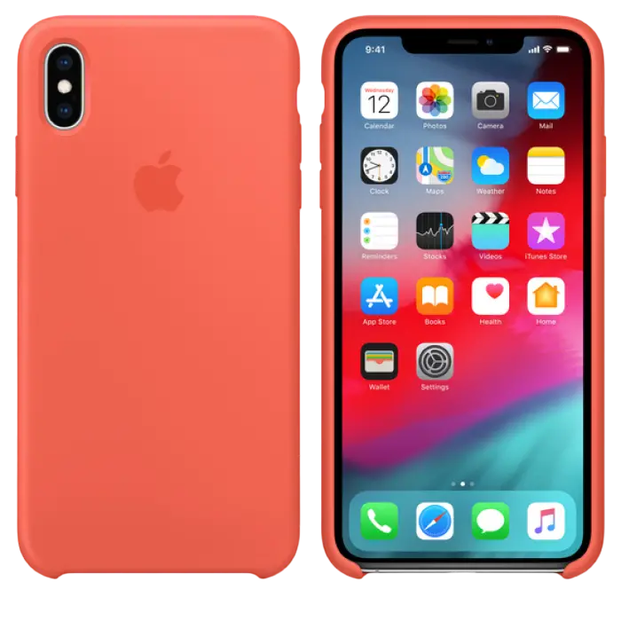 Чехол Apple iPhone XS Max Case, Нектарин