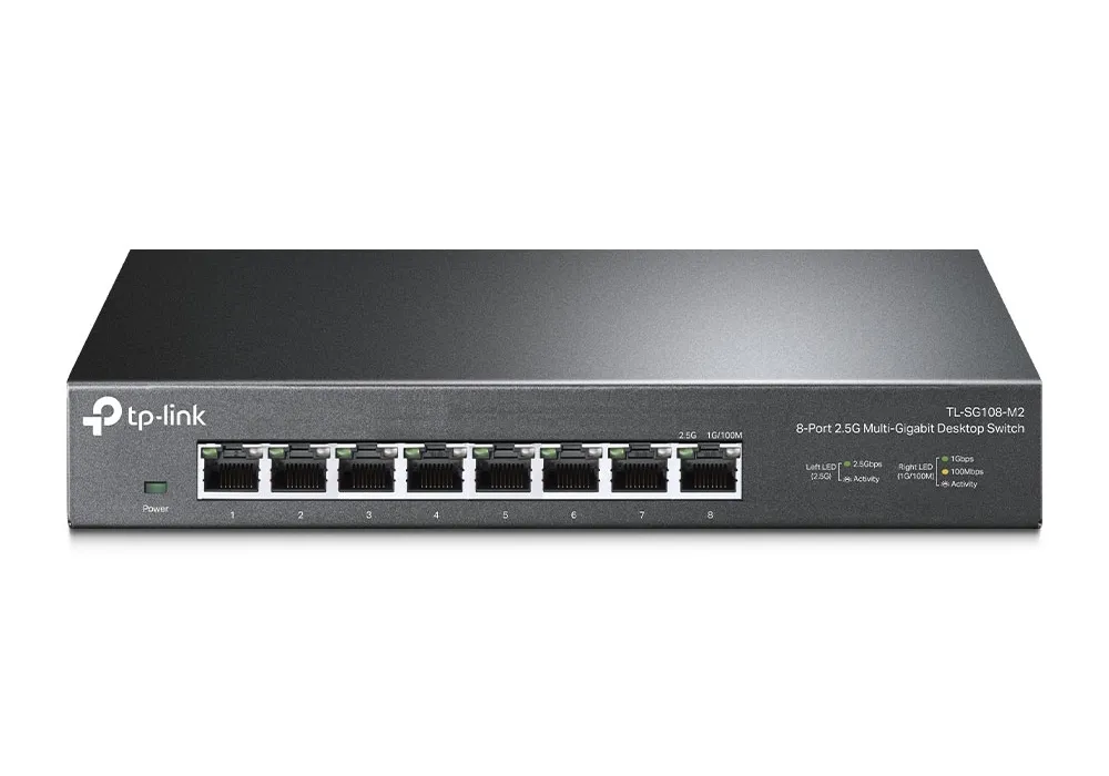 Switch de rețea TP-LINK TL-SG108-M2, 8x 100/1000/2500 Mbps