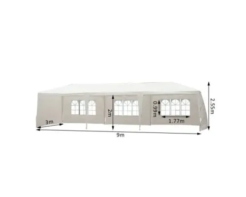 Палатка GAZEBO 3x9m