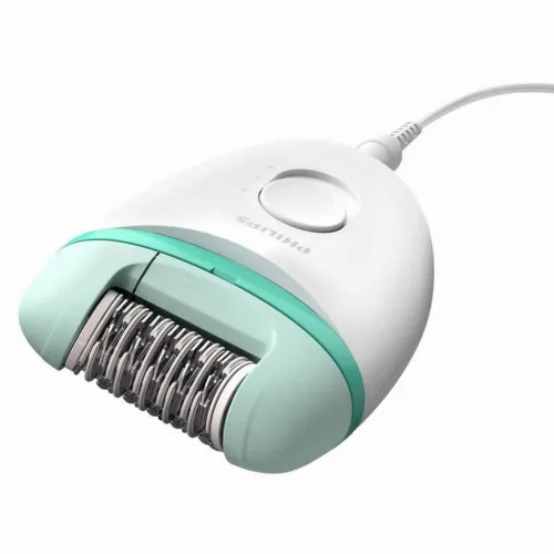 Эпилятор PHILIPS BRE245/00, Белый/Зелёный