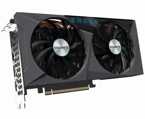 Видеокарта Gigabyte GV-N3060EAGLE OC-12GD, 12ГБ GDDR6 192бит