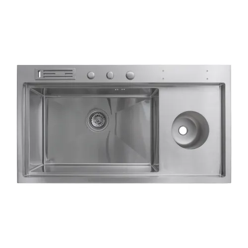 Chiuveta handmade SanDonna HD9250 (Crom Satin)