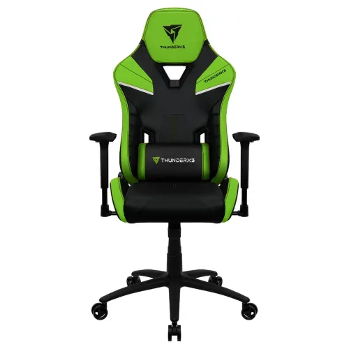 Игровое кресло ThunderX3 TC5, Искусственная кожа, Черный/Зеленый
