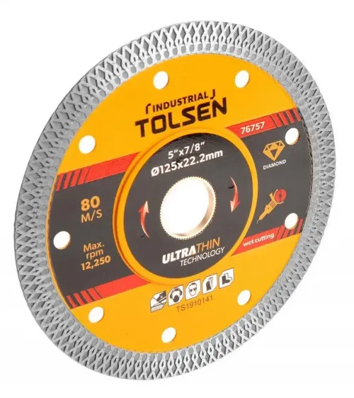 Алмазный диск для непрерывной резки TOLSEN 230 x 22,2 x 1,4 мм