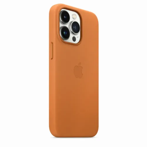 Original iPhone 13 Pro MAX Leather Case with MagSafe - Golden Brown Model A2704