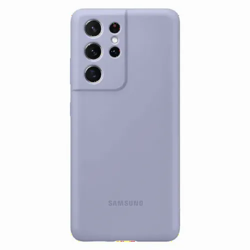 Чехол Samsung Silicone Cover for Galaxy S21 Ultra, Фиолетовый
