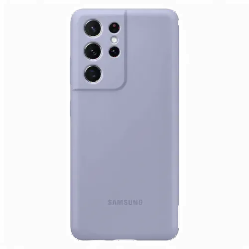 Чехол Samsung Silicone Cover for Galaxy S21 Ultra, Фиолетовый