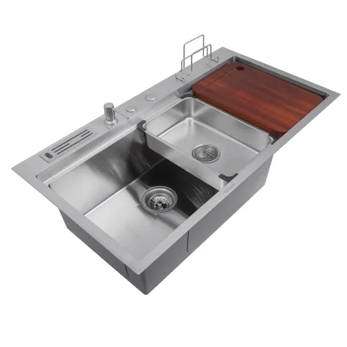 Chiuveta handmade SanDonna HD9250 (Crom Satin)