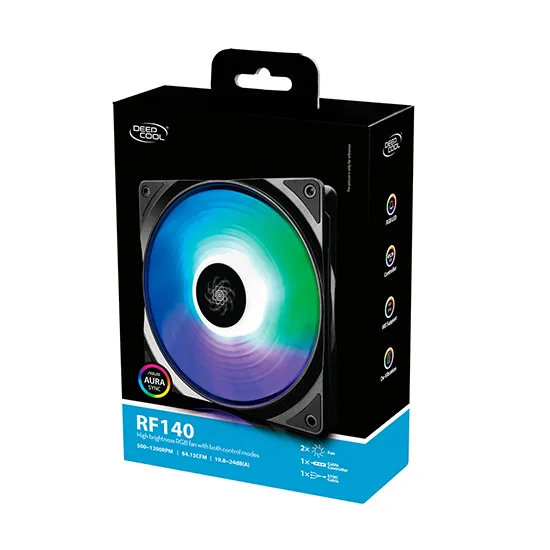 Вентилятор для ПК Deepcool RF 140-2 IN 1, 140 мм