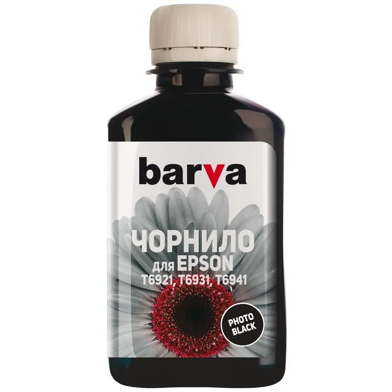 Recipient de cerneală Barva T6931, 180ml, Negru foto