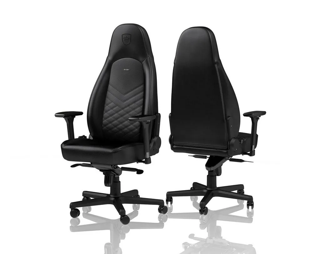 Scaun Gaming Noblechairs Icon, PU Piele, Negru