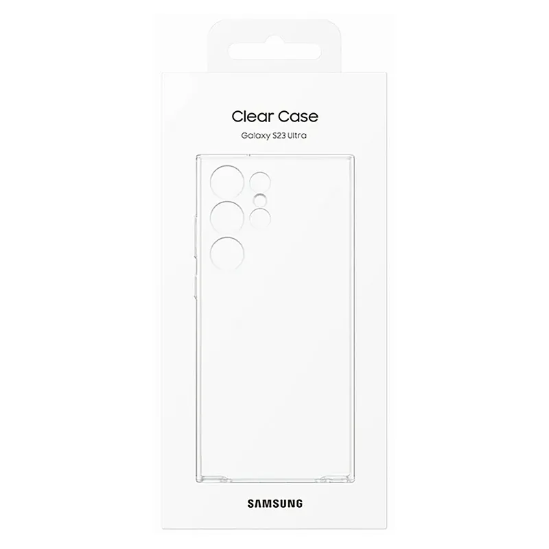 Чехол Samsung Clear Cover for Galaxy S23 Ultra, Прозрачный