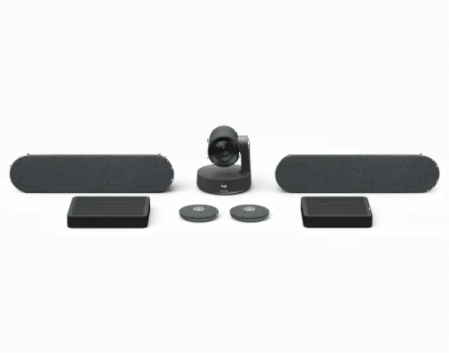Cameră Web Logitech Rally Plus, UHD-4K, Negru
