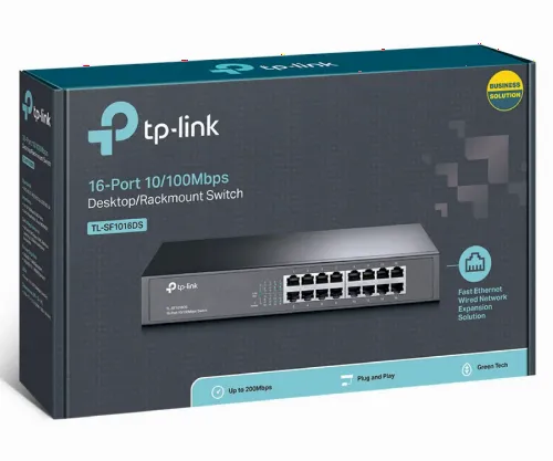 Switch de rețea TP-LINK TL-SF1016DS, 16 x 10/100Mbps