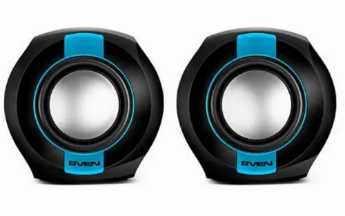 Компьютерные колонки 2.0 SVEN "150", Черный/Синий