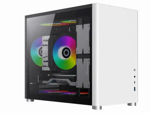 Carcasă PC Gamemax SPARK, Mini-Tower, ATX, Alb