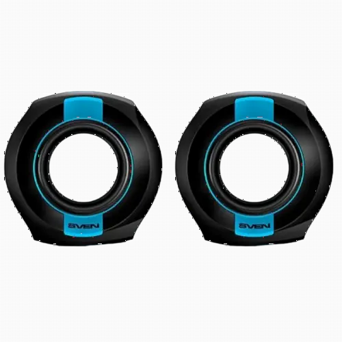 Компьютерные колонки 2.0 SVEN "150", Черный/Синий