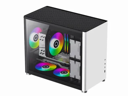 Carcasă PC Gamemax SPARK, Mini-Tower, ATX, Alb