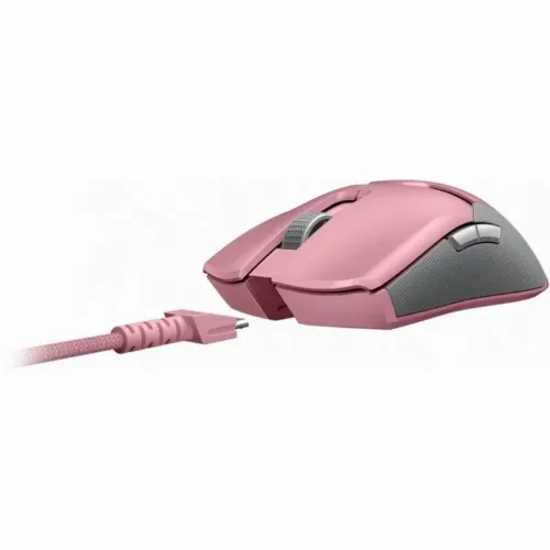 Wireless Gaming Mouse Razer Viper Ultimate, 20k dpi,8 buttons,50G,650IPS,RGB,74g,Dock, 2.4Ghz, Pink