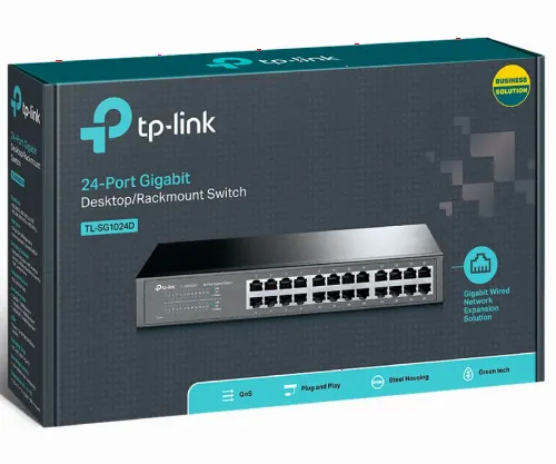 Switch de rețea TP-LINK TL-SG1024D, 24x 10/100/1000 Mbps