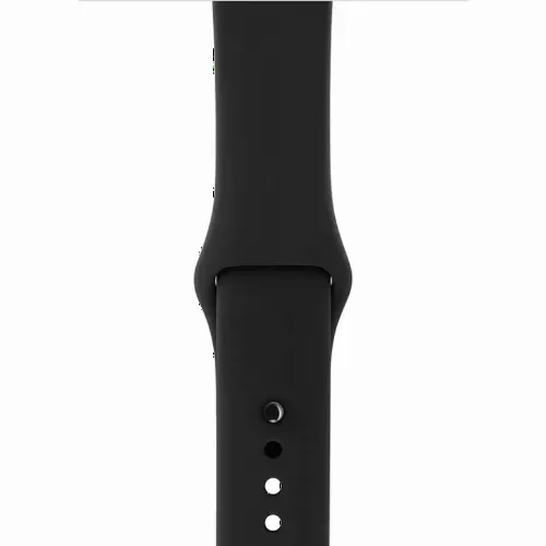 Умные часы Apple Watch Series 3, 42мм, Алюминиевый корпус цвета Space Grey с Черным спортивным ремешком