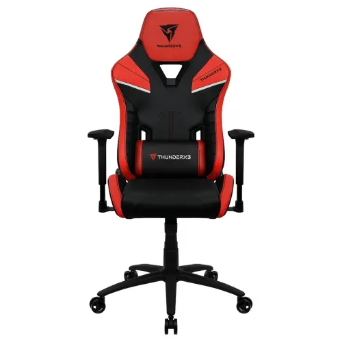 Игровое кресло ThunderX3 TC5, Искусственная кожа, Черный/Красный