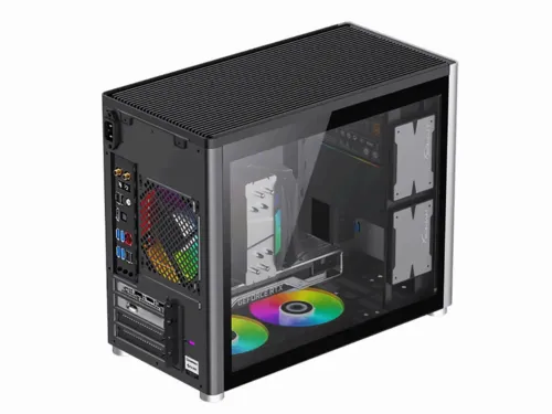 Carcasă PC Gamemax SPARK, Mini-Tower, ATX, Alb