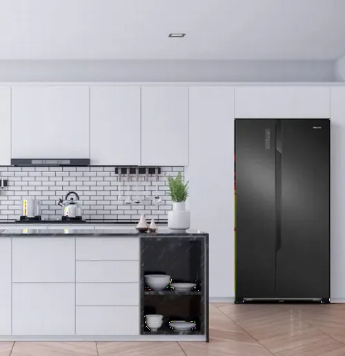 Frigider Hisense RS670N4GBE, Negru