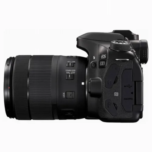 Aparat foto DSLR Canon EOS 80D + EF-S 18-135 IS, Negru
