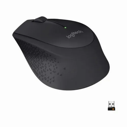 Беcпроводная мышь Logitech M330 Silent Plus, Чёрный