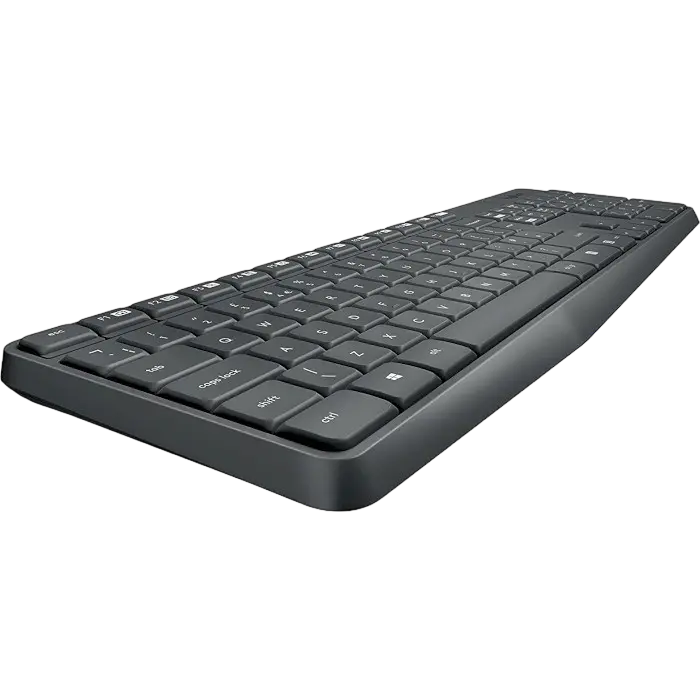 Клавиатура и мышь Logitech MK235, Беспроводное, Grey