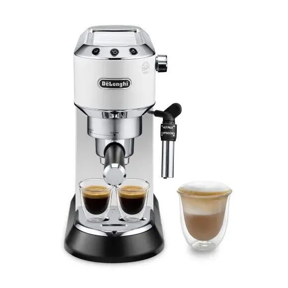 Espressor manual De'Longhi Dedica Pump Espresso, 1300W, Alb