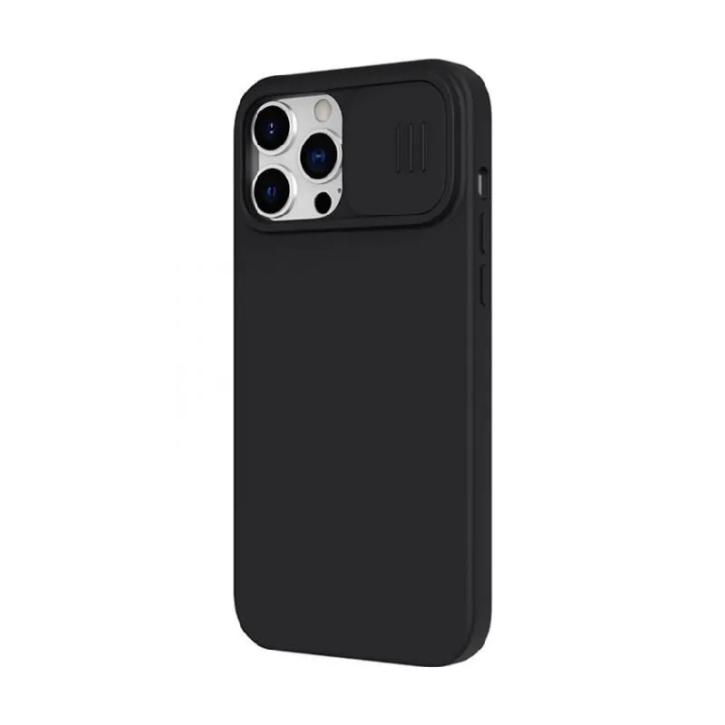 Чехол Nillkin iPhone 13 Pro, CamShield Silky Magnetic Silicone, Elegant Black