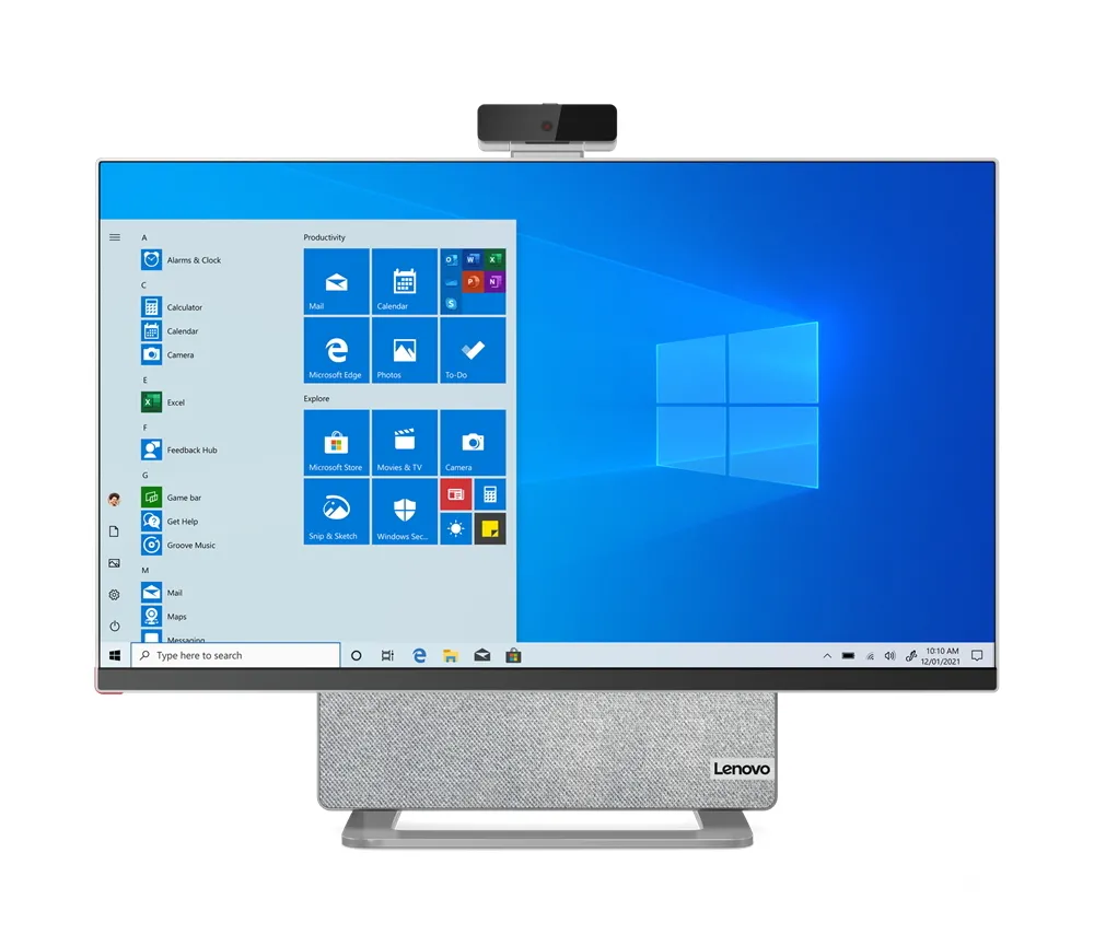 Computer All-in-One Lenovo YOGA AIO 7 27ACH6, 27", AMD Ryzen 7 5800H, 32GB/1000GB, Fără SO, Argintiu