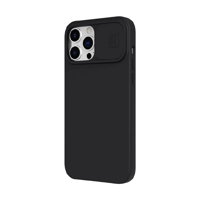 Чехол Nillkin iPhone 13 Pro, CamShield Silky Magnetic Silicone, Elegant Black